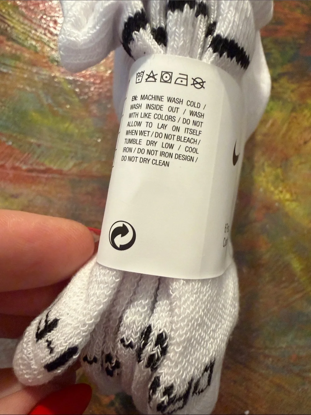 Nike White Low-Cut Athletic No-Show Socks - 6 Pack Dry Fit NEW Sz. XS 5-7 10C-3Y